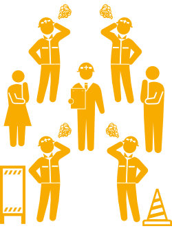建設業：現在の業務内容・課題イメージ
